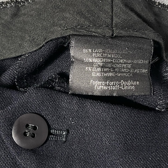 GIORGIO ARMANI Black Wool / Cashmere Trousers - Picture 4 of 12